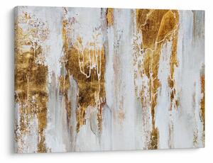 Tablou - Abstract auriu (70x50 cm)