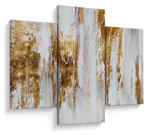 Tablou - Abstract auriu (90x60 cm)