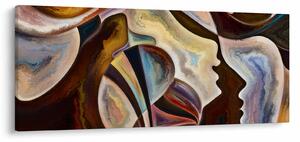 Tablou - Abstractizarea capetelor (120x50 cm)