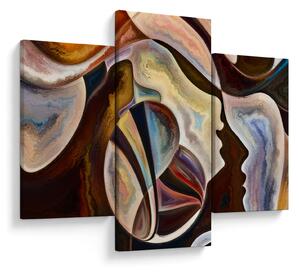 Tablou - Abstractizarea capetelor (90x60 cm)