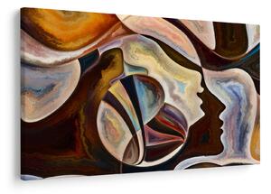 Tablou - Abstractizarea capetelor (90x60 cm)