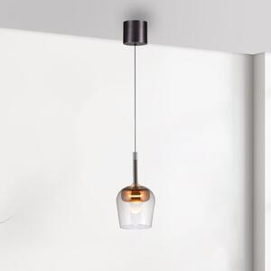 Q-Smart-Home Paul Neuhaus Lampă suspendată Q-Kon cu LED inteligent de culoare cupru Ø, reglabil, Cupru, Camera de zi / sufragerie, Metal, Modern