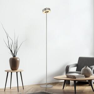 Q-Smart-Home Paul Neuhaus Lampadar LED Q-Rotate aluminiu 140 cm, reglabil, Metalic, Camera de zi / sufragerie, Metal, Modern
