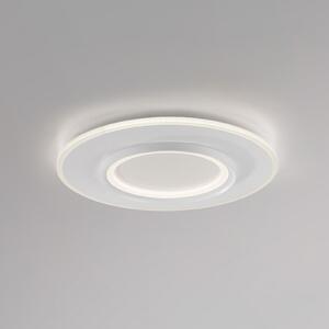 Q-Smart-Home Paul Neuhaus Plafonieră Q-Kalina Smart LED, alb, Ø 50 cm, reglabil, Alb, Camera de zi / sufragerie, Metal, Modern, Plafon cu flacără multiplă