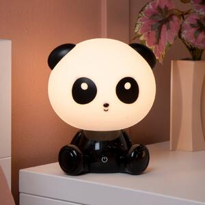 Lucide Lampă de masă pentru copii Dodo Panda, alb/negru, dimabil, ABS, reglabil, Alb, Camera copiilor, Plastic