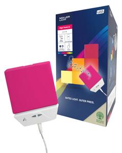 Müller-Licht Aplică de perete LED Magic Panel RGBW, pătrat, set 6, reglabil, Alb, Camera de zi / sufragerie, Plastic, Modern