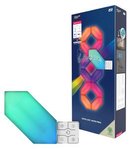 Müller-Licht Aplică de perete cu LED-uri LED Magic Panel RGBW, hexagonală, set 12, reglabil, Alb, Camera de zi / sufragerie, Plastic, Modern