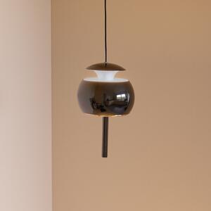 LOOM DESIGN Lampă suspendată LED Parachute, negru Ø 9,6 cm aluminiu, reglabil, Negru, Camera de zi / sufragerie, Aluminiu, Design