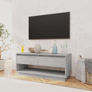 812973 TV Cabinet Grey Sonoma 102x41x44 cm Chipboard