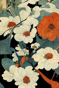 Ilustrație Asian Flowers, Treechild, (26.7 x 40 cm)