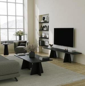 Set mobilier living Kabivo (negru) . 1095632
