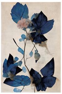 Ilustrație Blue Dry Flowers, Treechild
