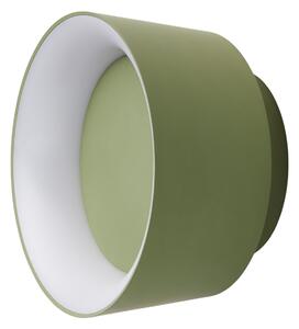 LOOM DESIGN Plafonieră LED Cookie, aluminiu verde Ø 15 cm, reglabil, Verde, Camera de zi / sufragerie, Aluminiu, Modern