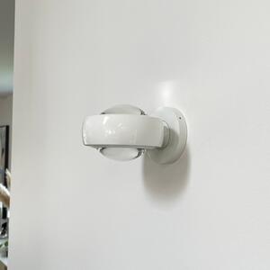 LOOM DESIGN Aplică de perete LED Optic, alb, aluminiu, Ø 12 cm, reglabil, Alb, Camera de zi / sufragerie, Aluminiu, Modern, Priză de perete sus / jos
