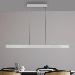 Paul Neuhaus Lampă suspendată cu LED Adriana, aluminiu, lungime 160 cm, reglabil, Metalic, Camera de zi / sufragerie, Aluminiu, Modern