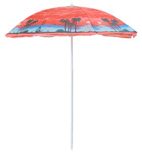 Umbrela de soare PALM BEACH 180 cm, rosu