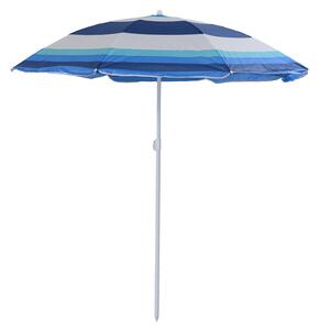 Umbrela de soare BLUE STRIPES 180 cm, albastru