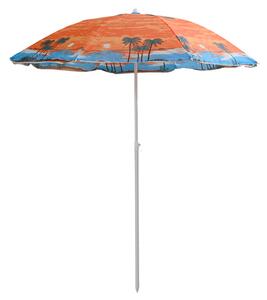 Umbrela de plaja SUNSET BEACH 180 cm, portocalie