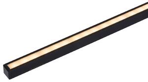 Lucide Aplică de perete cu LED Mizar, 90 cm, negru, IP44, Negru, Baie, Aluminiu