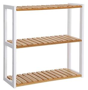 Raft pentru baie Model Caden, Alb, 60x15x55 cm