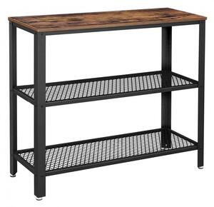 Masuta de Cafea Model Salem, 101.5x35x80 cm, Maro Rustic