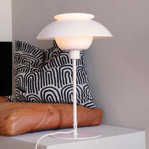 Dyberg Larsen Lampă de masă OPUS, alb mat. Înălțime 47,5 cm, Alb, Camera de zi / sufragerie, Metal, Design