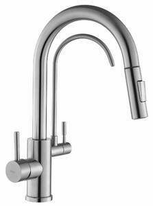 Rea Eco Fresh baterie pentru filtru apă pe picior nichel REA-B7563