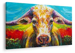 Tablou - Vacă pictată (90x60 cm)