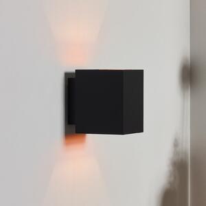Lucide Aplică de perete Xera, negru, 10 cm, up/downlight, aluminiu, reglabil, Negru, Camera de zi / sufragerie, Aluminiu, Modern