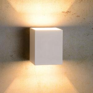 Lucide Aplică de perete Xera, alb, 10 cm, up/downlight, aluminiu, reglabil, Alb, Camera de zi / sufragerie, Aluminiu, Modern