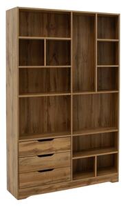 Biblioteca Lucinda sonoma 120x29.8x180.5cm