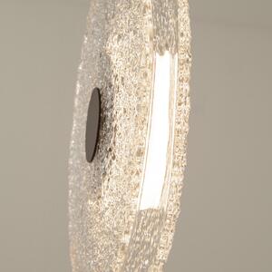 Zambelis Lampă suspendată LED 23075, transparentă, sticlă, Ø 35 cm, 3.000 K, Transparent, Camera de zi / sufragerie, Sticlă
