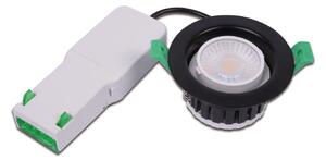 Hera Eco R 68 LED spot încastrat, alb, Ø 9 cm, metal, IP65, CCT, reglabil, Alb, Baie, Metal, Modern, Corpuri de iluminat încastrate rotunde