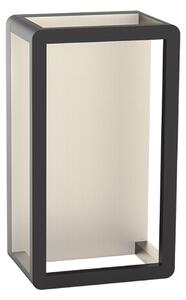 Zambelis Aplică LED pentru exterior E336, culoare grafit, aluminiu, PC, 3.000 K, Gri, Aluminiu, Modern