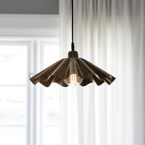 PR Home lampă suspendată Aira, culoare alamă cu ulei, Ø 41 cm metal, reglabil, Bronz / Alamă Veche, Camera de zi / sufragerie, Metal, Vintage