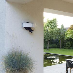 Luxform Lumină de perete pentru grădină/baterii/LED „Manaus” alb/negru 95179.000.40