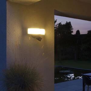 Luxform Lumină de perete pentru grădină/baterii/LED „Manaus” alb/negru 95179.000.40