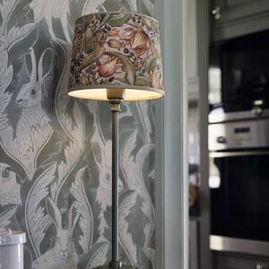 PR Home lampă de masă Lottie Sofia Theo colorată/verde Ø 20 cm, Multicolor, Camera de zi / sufragerie, Țesătură / Textil