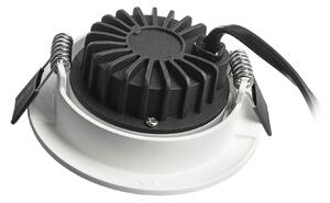 Deko-Light Plafonieră LED încastrată Dione, IP44, 3.000 K, alb, dimabil, reglabil, Alb, Baie, Aluminiu, Modern, Corpuri de iluminat încastrate rotunde