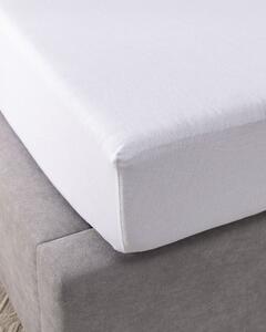 Cearșaf Jerry jersey cu bandă elastică 90x200cm white