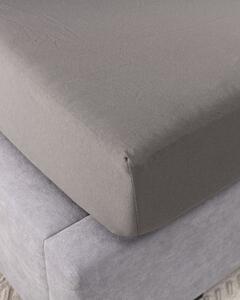 Cearșaf Jerry jersey cu bandă elastică 220x200cm grey