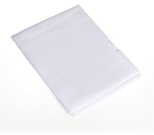 Cearșaf drept din satin alb 200 x 220 cm