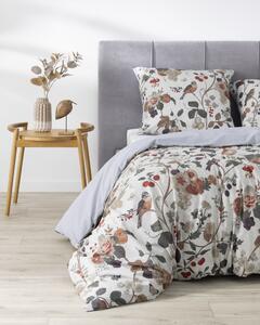 Set de lenjerie de pat din bumbac Joyful Birds 160x200cm