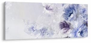 Tablou - Flori,pictură texturată (120x50 cm)