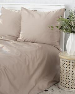 Lenjerie de pat din satin de bumbac Rose beige 220x200 cm