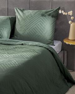 Lenjerie de pat din satin Jacquard Pine Green 160x200 cm