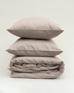 Lenjerie de pat din satin Jacquard Soft Sand 220x200 cm