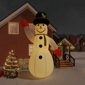Om de zăpadă gonflabil cu LED-uri, 620 cm