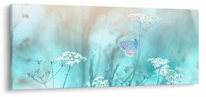 Tablou - Fluture în albastru (120x50 cm)