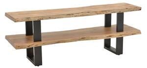 Comoda TV Fuji din lemn masiv de acacia naturala 140x40x52 cm
